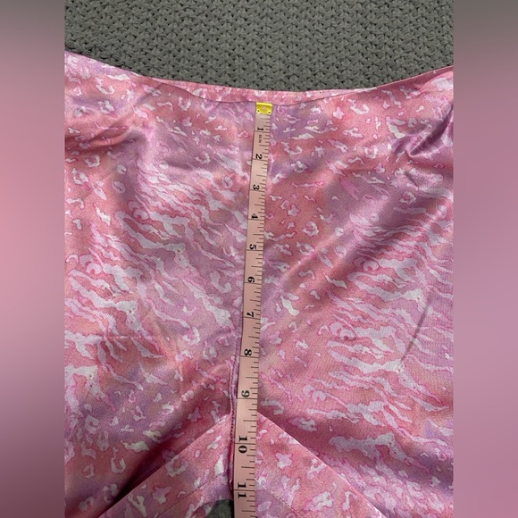 NWOT LEGGIADRO PRINT VISCOSE COTTON CAPRI IN PINK ZEBRA - Picture 10 of 10